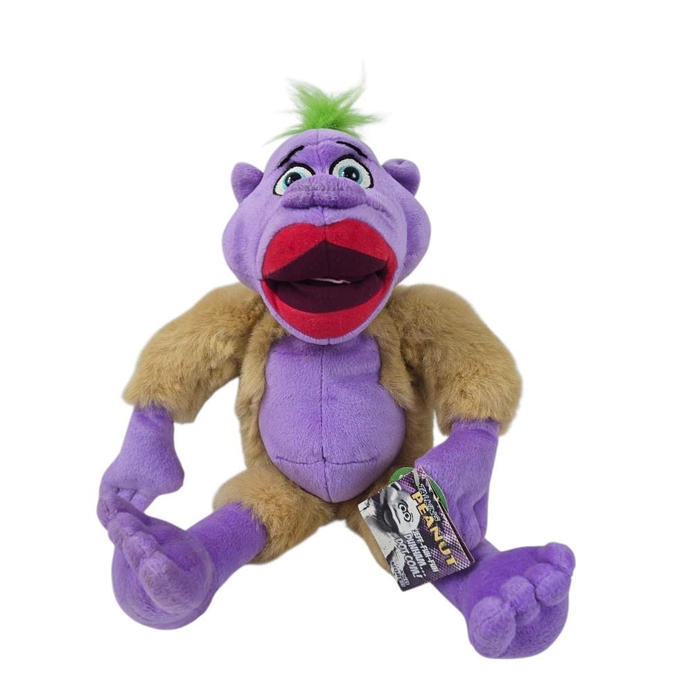 RARE Jeff Dunham 18" Talking Peanut Plush Doll 2009 NWT WORKS SEE VIDEO